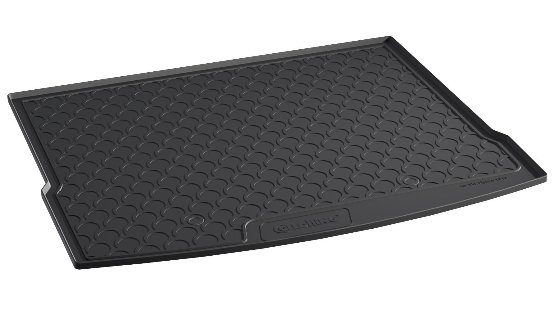 Tavita portbagaj Vw Tiguan, 04.2016-2024, 5 locuri, ptr podea inaltata, din cauciuc Rubbasol, marca Gledring NU este compatibil cu ALLspace
