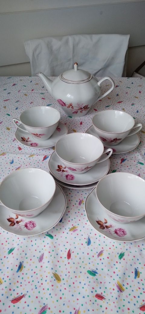 Set 5 cesti+ 6 farfuriile cafea ceai