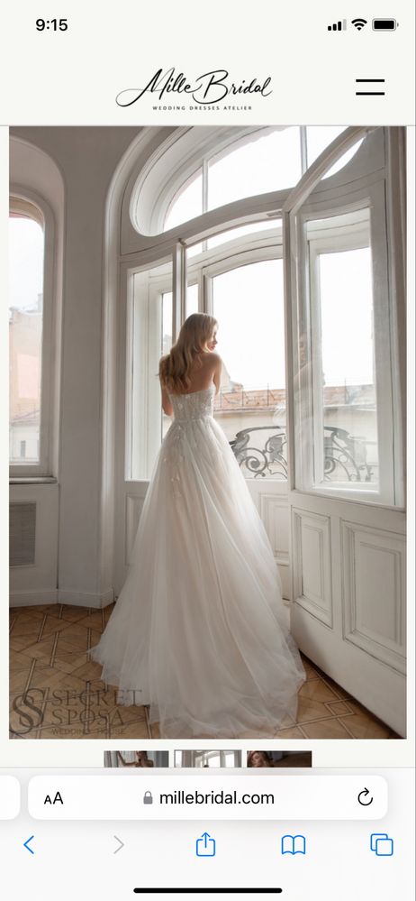 Булчинска / Сватбена рокля Mille Bridal Gabbiano