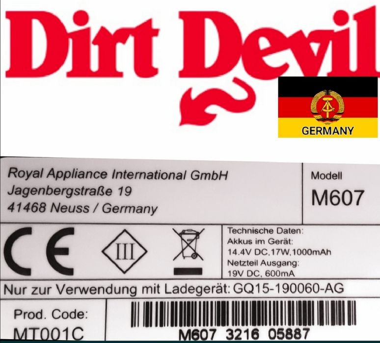 Aspirator Robot DIRT DEVIL SPIDER M607  Nou - 550 Lei