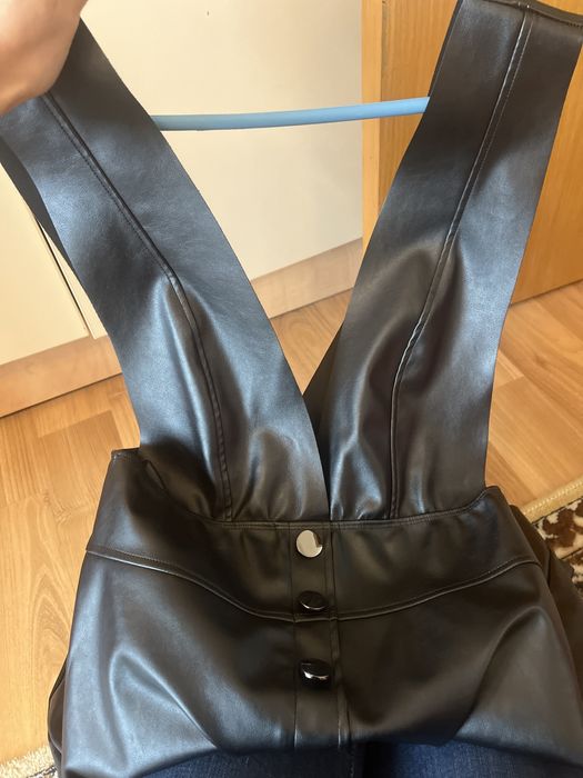 Кожен сукман-рокля , размер С