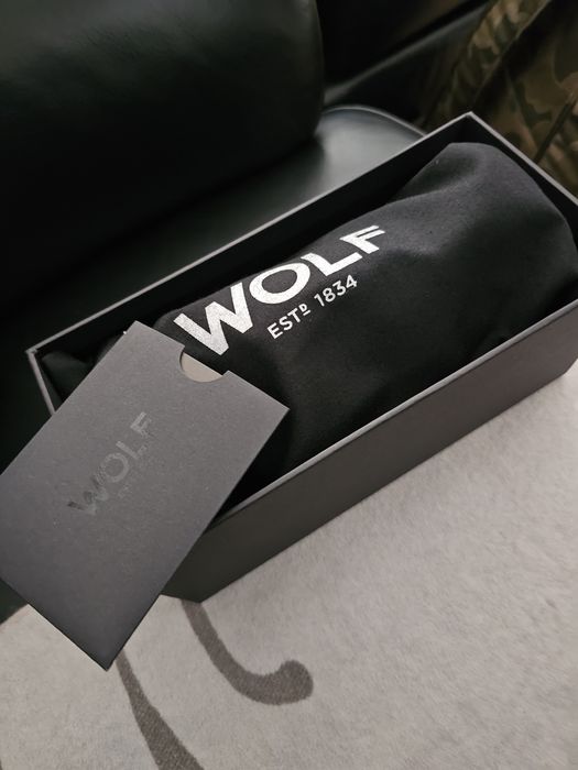 Cutie din piele naturala pentru transport doua ceasuri și bijuterii