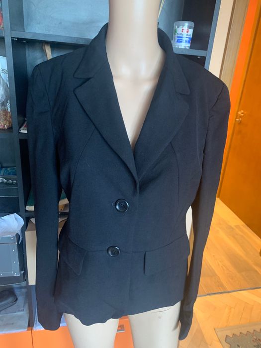 Черно сако Max Mara ( фина вълна),размер 42 IT