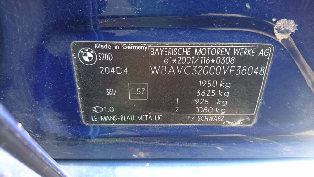 На части БМВ Е90 320д 163 коня М пакет - e90 320d - 163 hp