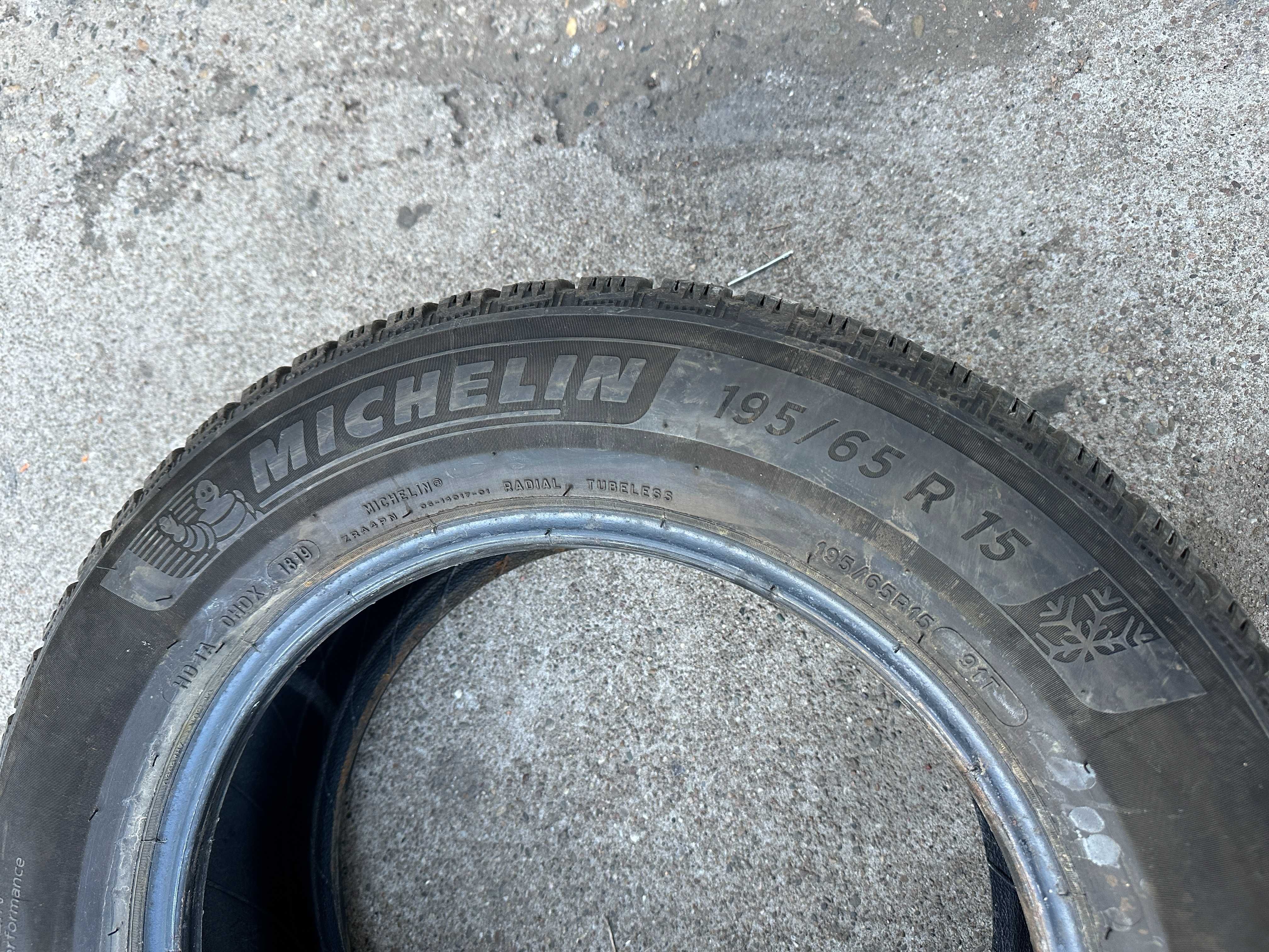 4бр. зимни гуми 195/65/15 Michelin Alpin 6