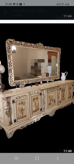 Servantă cu oglindă stil venețian