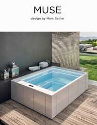 Vand jacuzzi 8 persoane, design by Marc Sadler