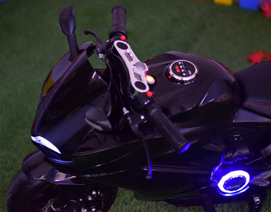 Motocicleta electrica pentru copii KinderAuto SX1629 250W 24V #Black