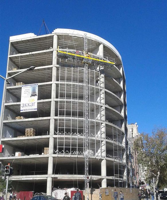 Schela autoridicatoare platforma cu un singur turn, 120 m inaltime max