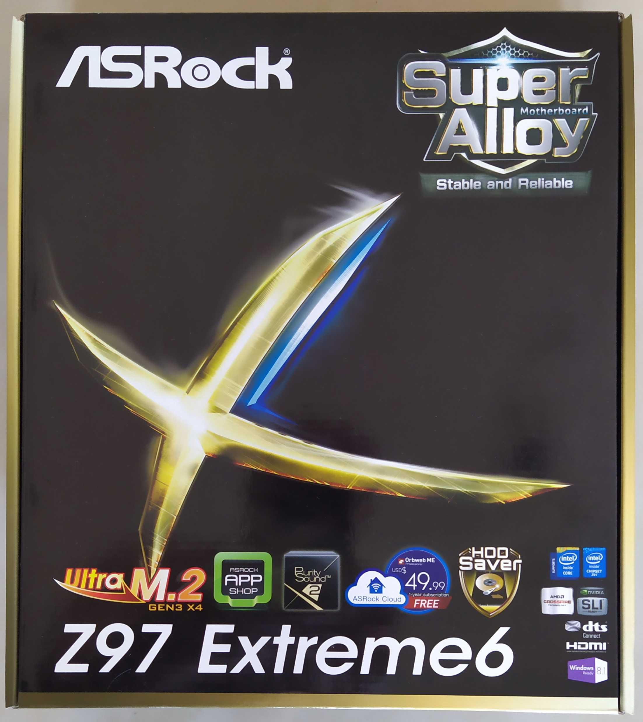 ASRock Z97 Extreme6 + i7-4790K 4.4Ghz + 16GB RAM 2400Mhz + Cooler