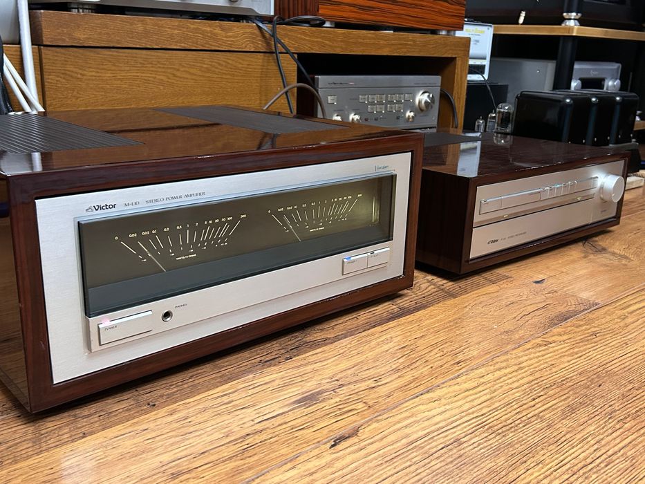 Set Victor/JVC M-L10+P-L10 Power&Pre Amplificator High-End