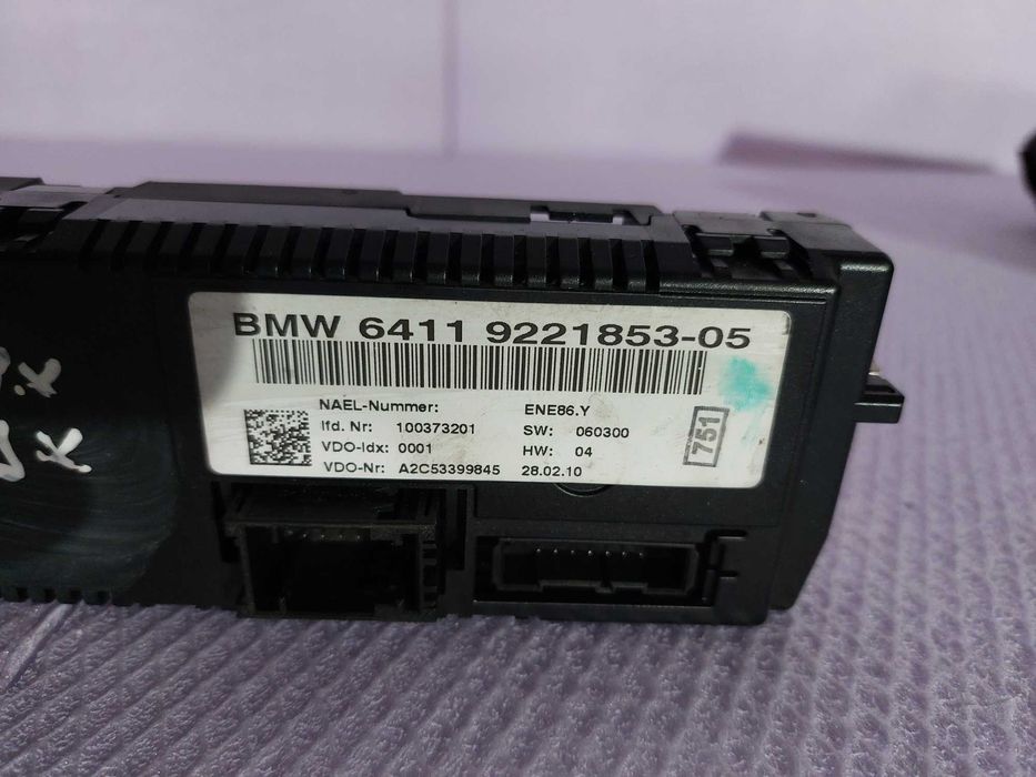 Panou comanda AC clima BMW E81 E82 E84 E87 E88 E90 E91 E92 E93
