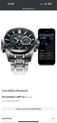 Vând ceas CASIO Edifice bluetooth Cod: EQB-510D-1AER