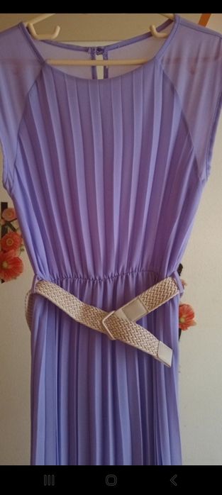 Rochie lunga lila eleganta