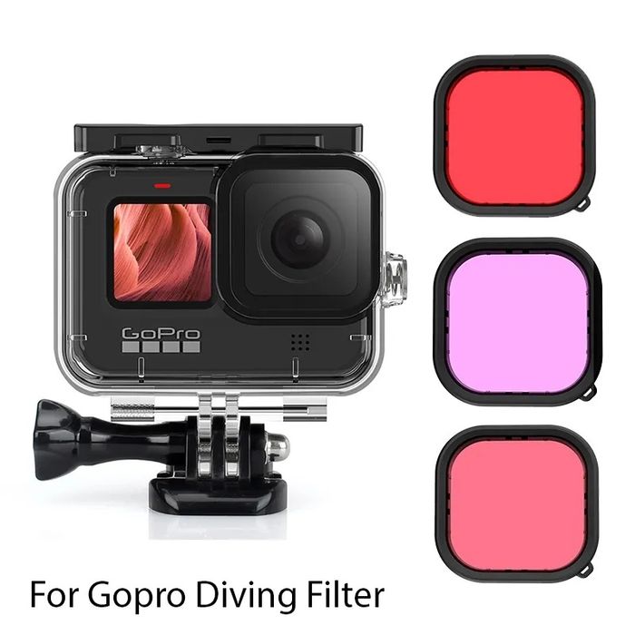 GoPro 9, 10, 11 - филтри за снимане под вода / underwater lenses