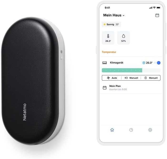 Intrerupator Netatmo Smart AC Controller, pentru aer conditionat