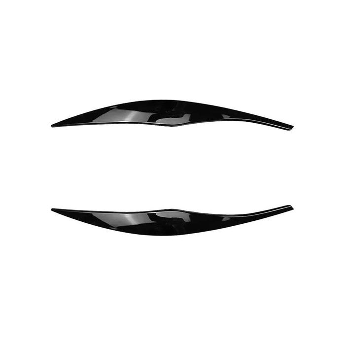 Set 2 pleoape faruri negru lucios BMW E90 E91 2005-2012