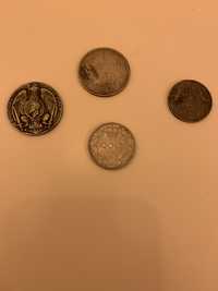 Monede argint 1943 Regele Mihai 25000 lei ,100 lei