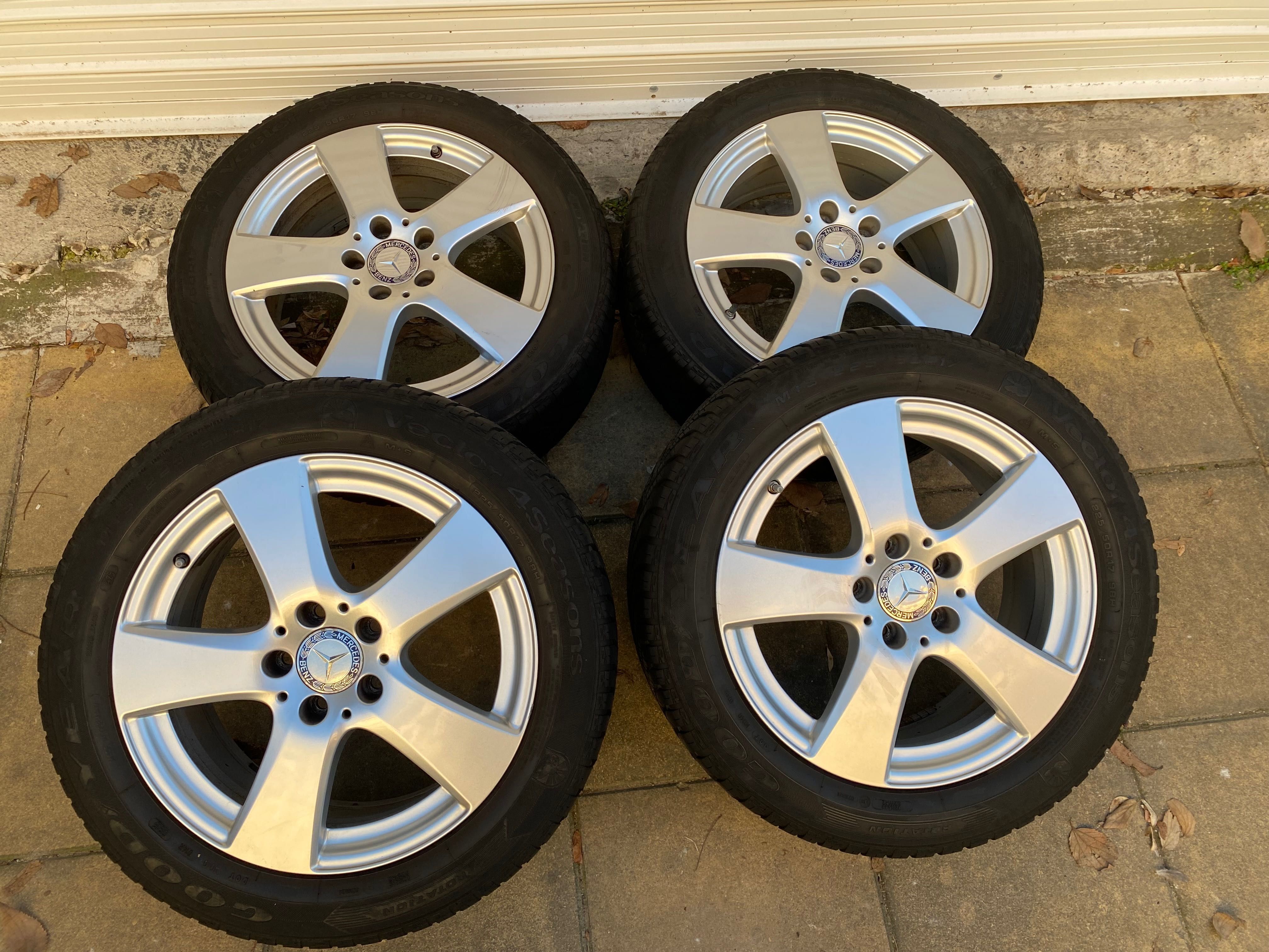 Джанти за Mercedes 17 цола с гуми goodyear