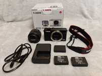 Aparat foto mirrorless Canon EOS M100 + Obiectiv 15-45mm + Accesorii