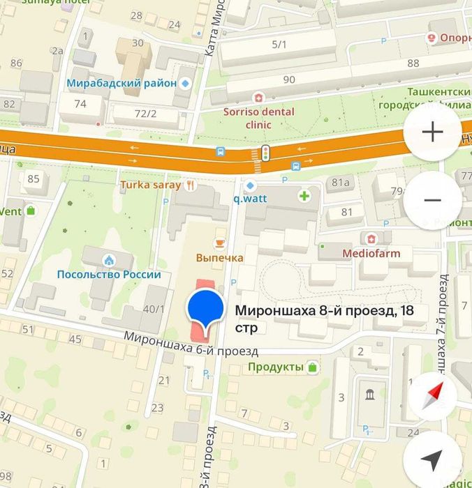 Аренда, есть своя площадка для летнего кафе Росс. Посольство