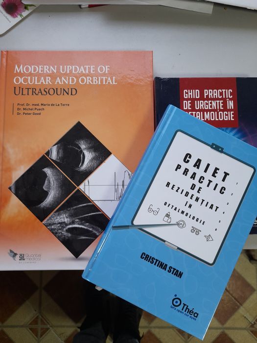 Vand cărți de oftalmologie