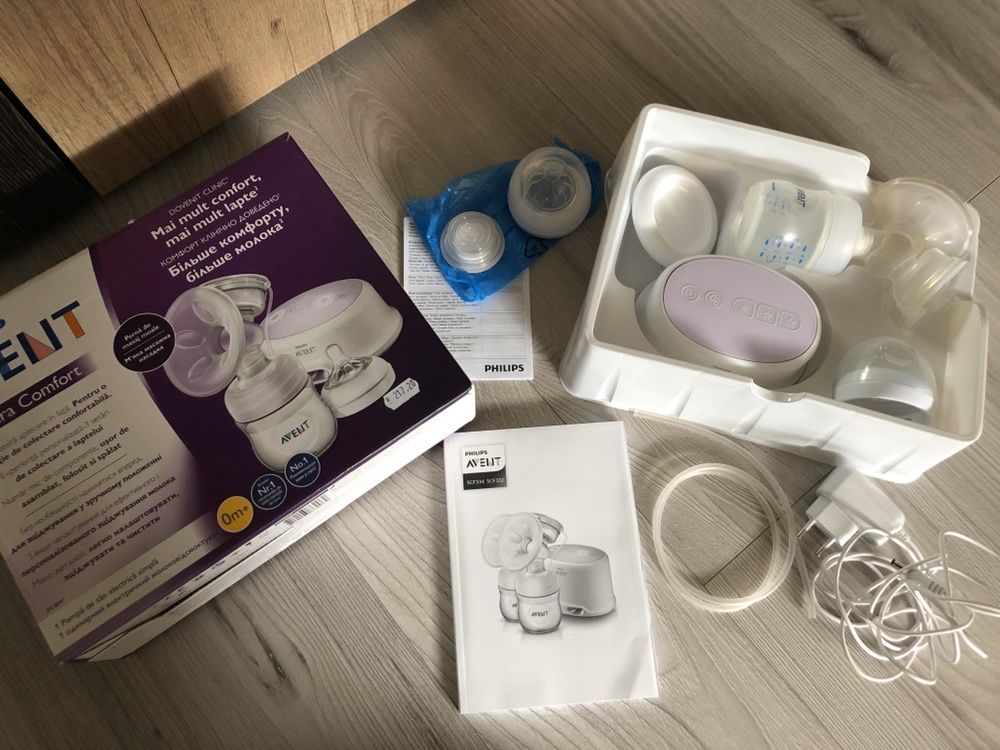 Електрическа помпа за кърма Philips Avent Ultra Comfort с шише за есте