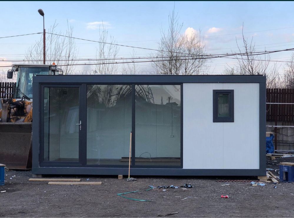 Vând Container birou vestiar sanitar modular paza fast-food