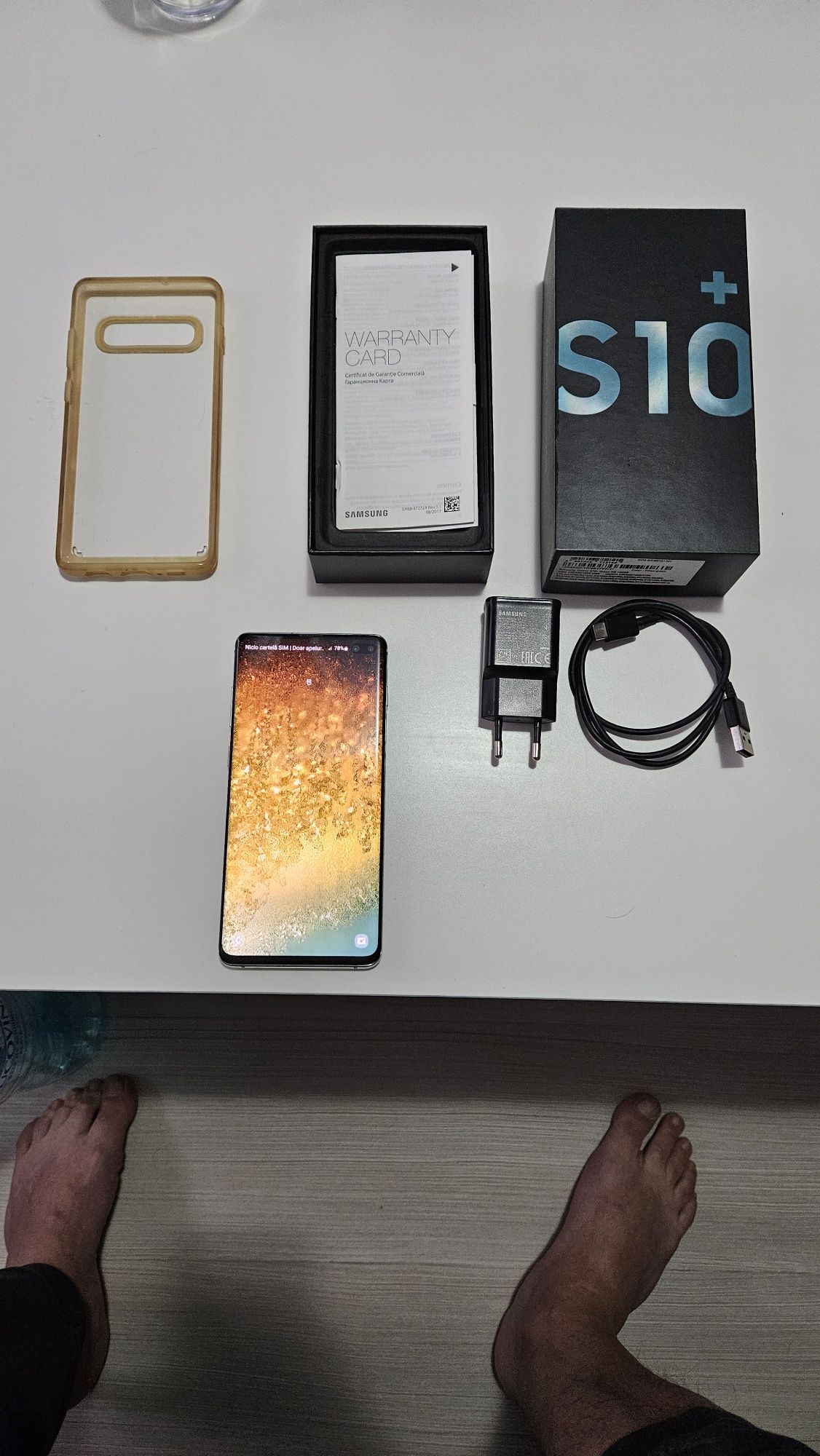 Vand samsung galaxy s10+ verde