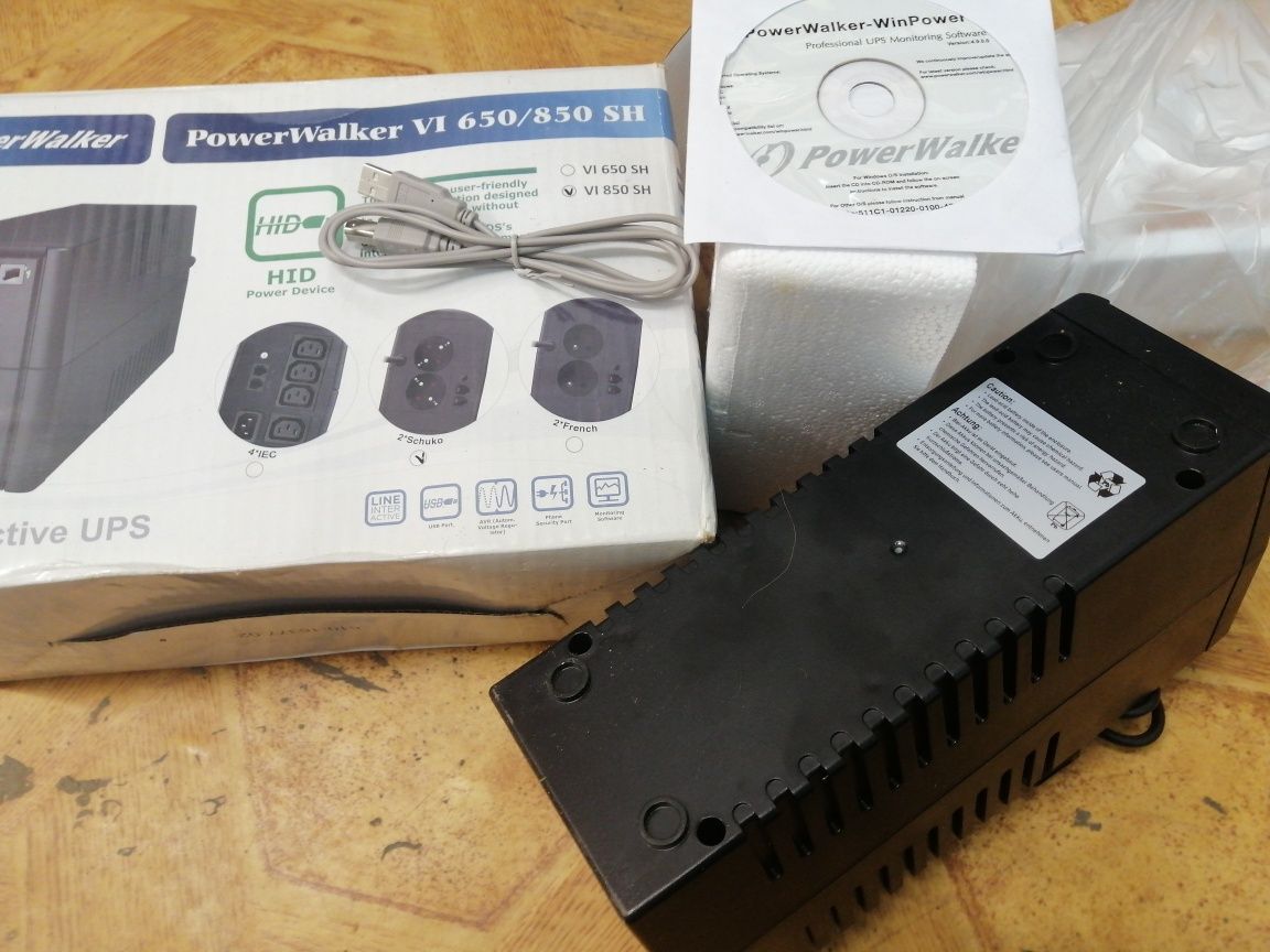 UPS PowerWalker VI 850SE VA Аварийно захранване  цена-90лв.