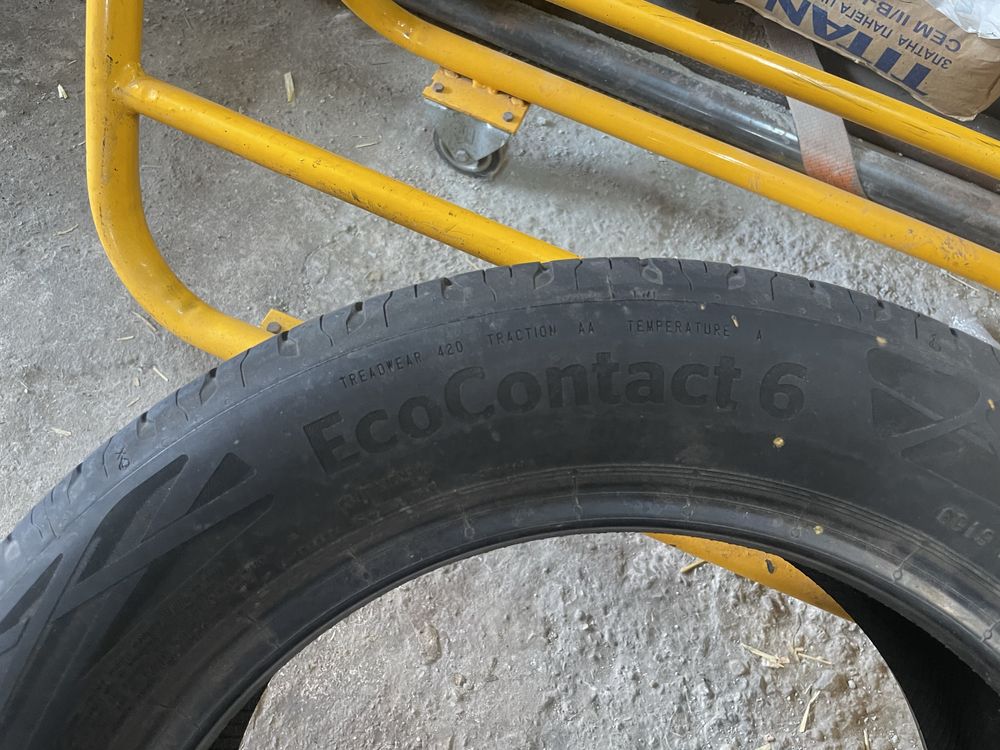 2бр. Continental EcoContact 6 195/55/16, 6мм, ДОТ 2021
