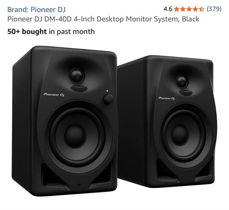 Boxe stereo / monitor de studio Pioneer DJ DM-40D