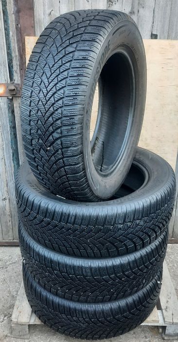 4 броя зимни гуми 225 60 17 Bridgestone 7mm като нови