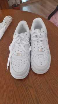 Adidasi Nike AirForce 1 Premium White Model Unisex