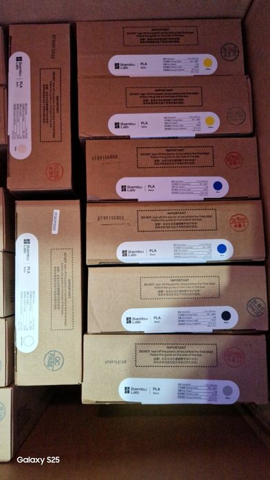 Filament PLA refill bambu imprimanta 3D