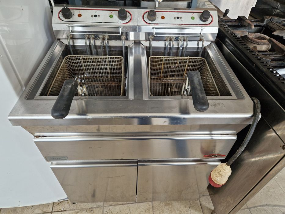 Friteuza electrica de.putere, la 380v, 1 sau 2 cuve