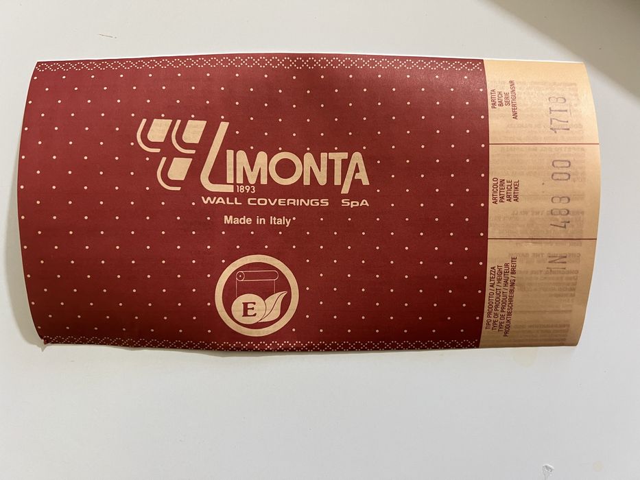 Set 6 role Tapet vinil calitate superioară fabricat în Italia