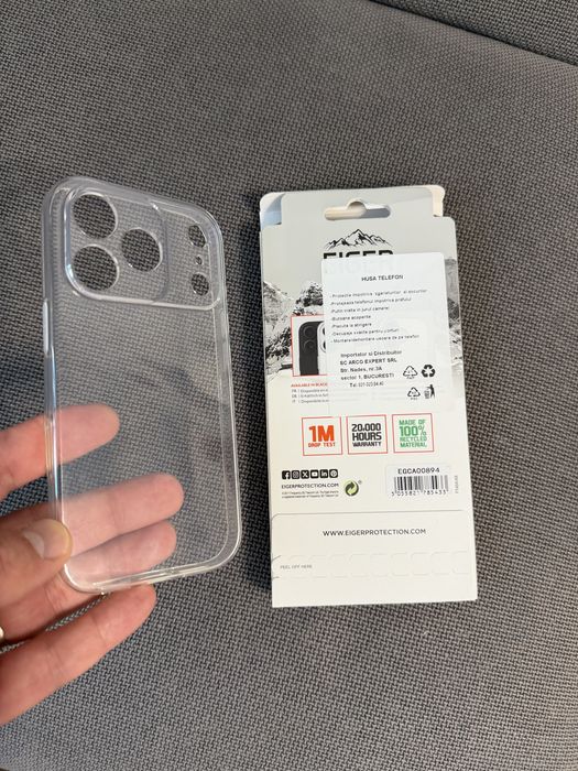 Husa clear iphone 17 pro , noua