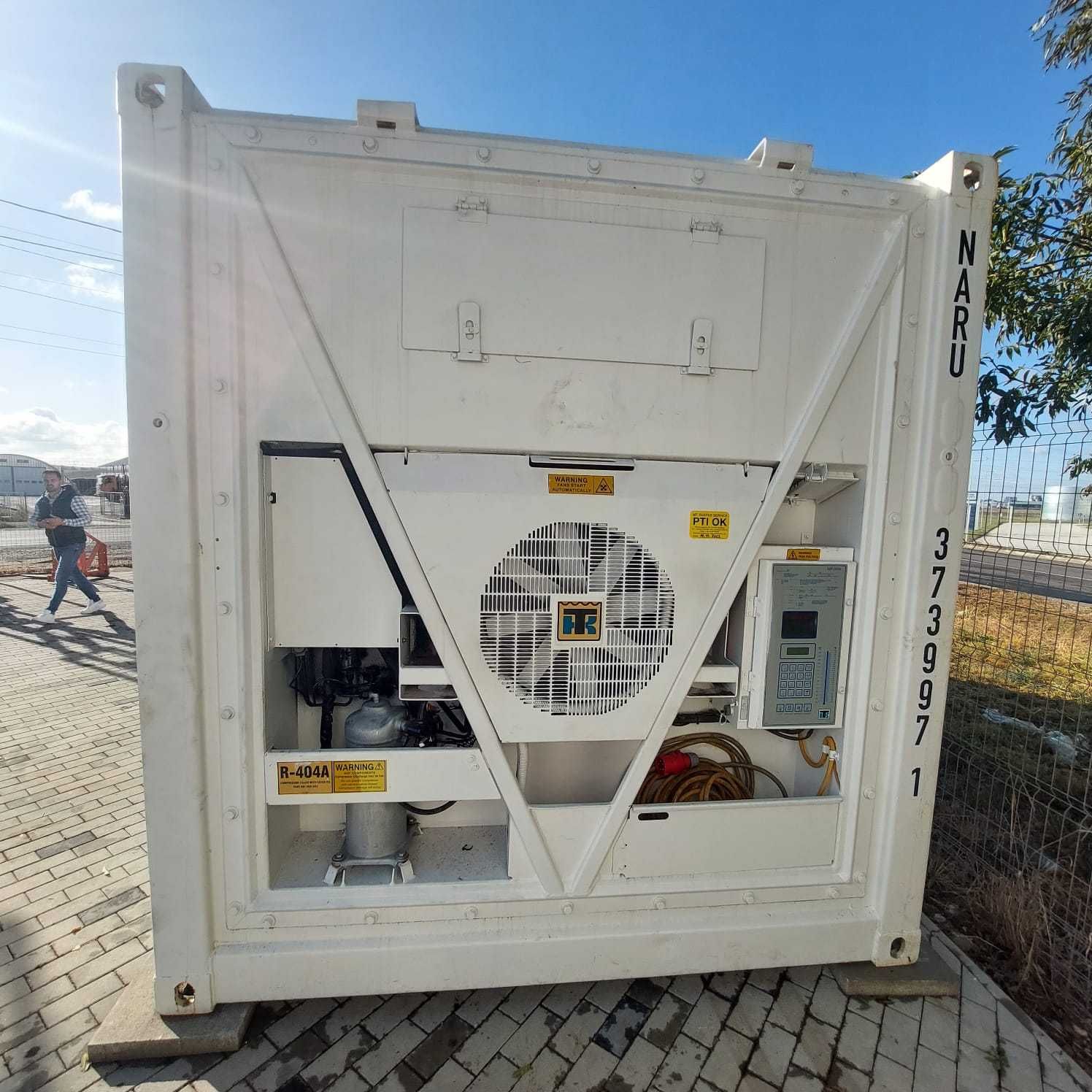 Stoc container frigorific de congelare de 6 metri si 12 metru