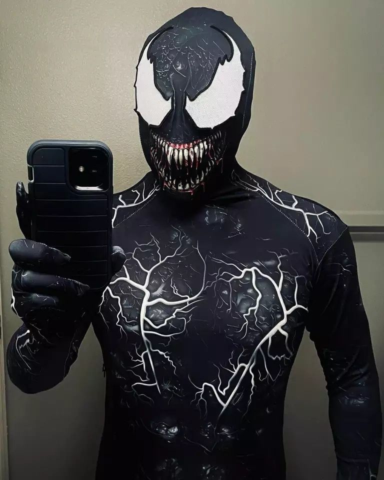 Costume Venom Spider-Man pentru copii si adulti, Halloween, carnaval