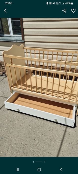 Детская  кровать качалка