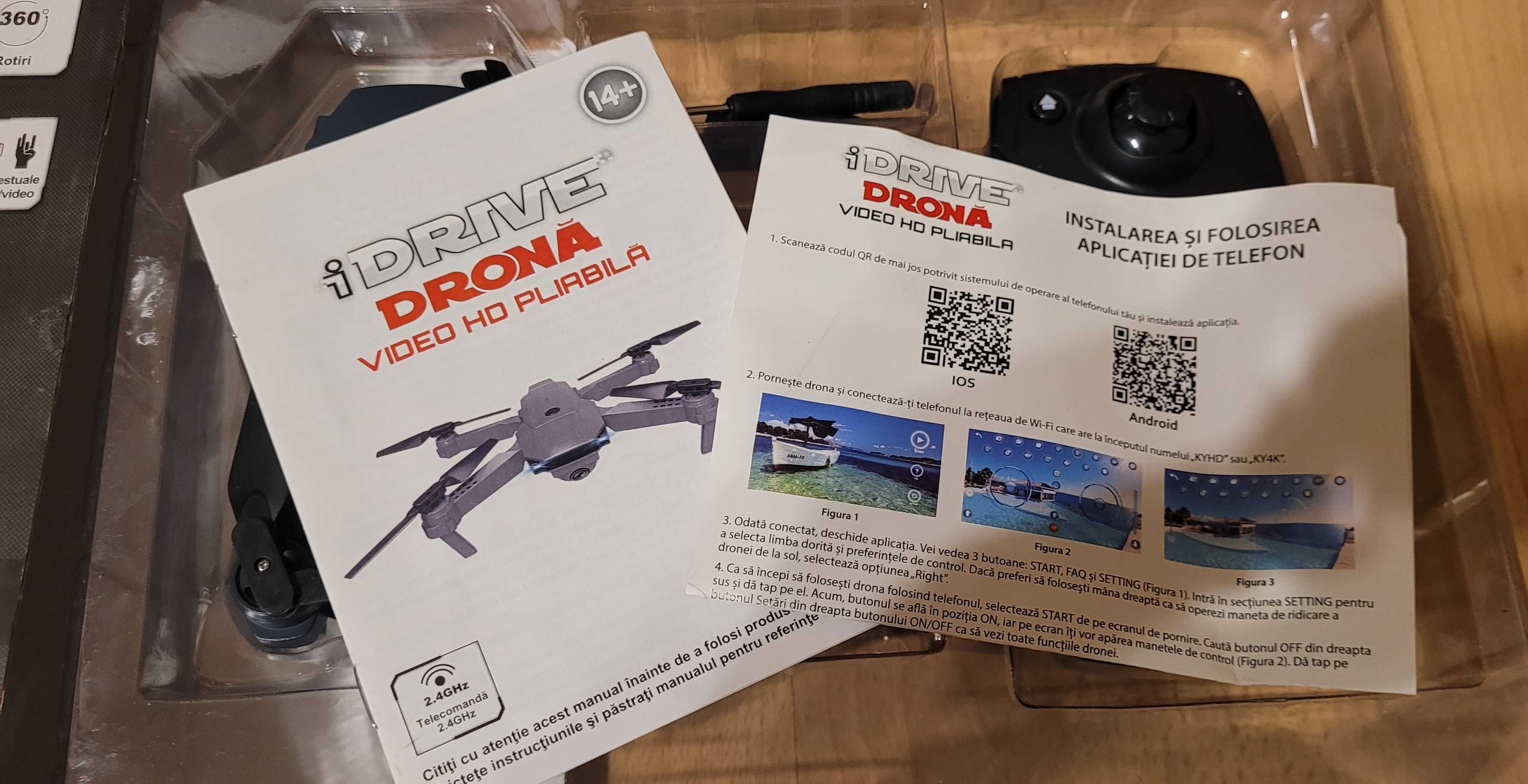 Drona iDrive video HD pliabila