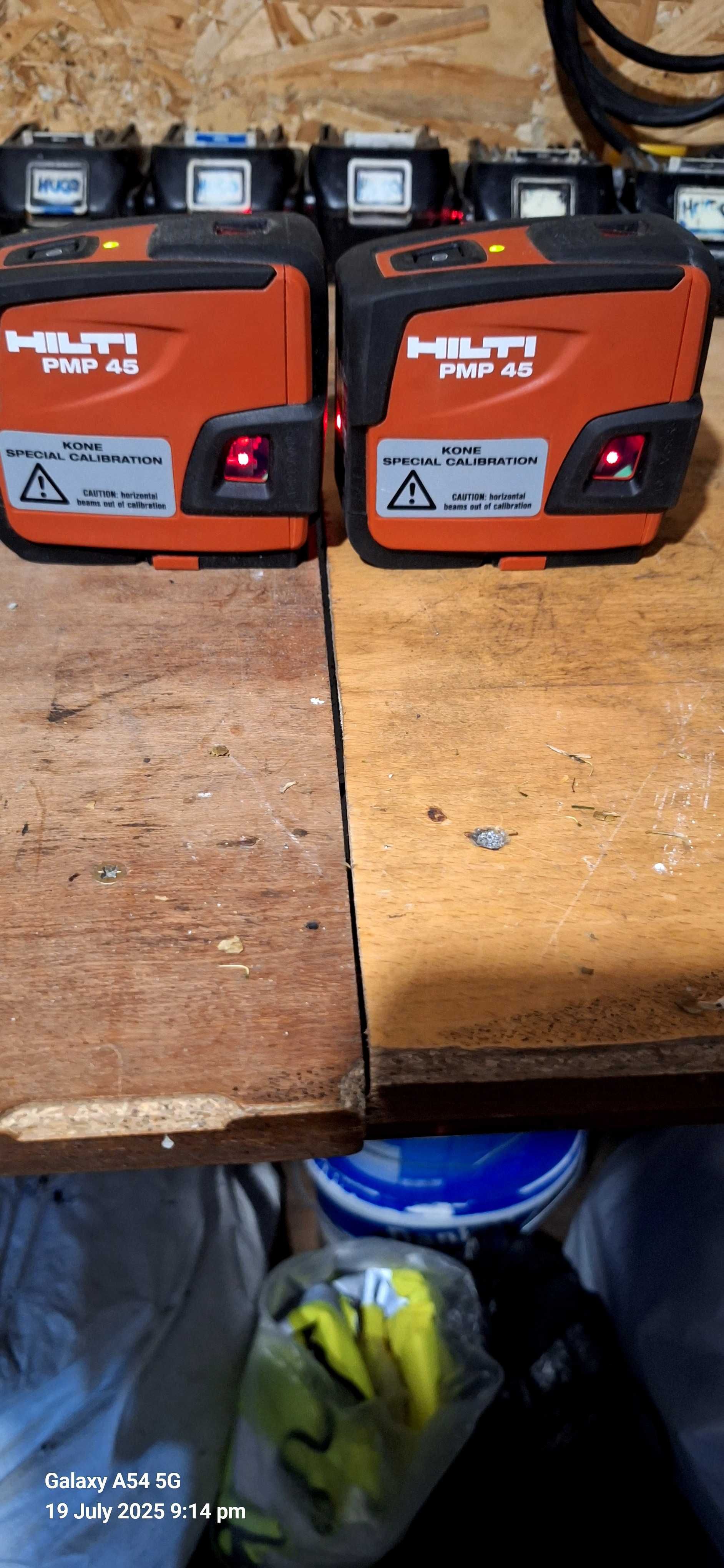 Hilti лазери PMP 45 – KONE калибрация, кейс и рамка