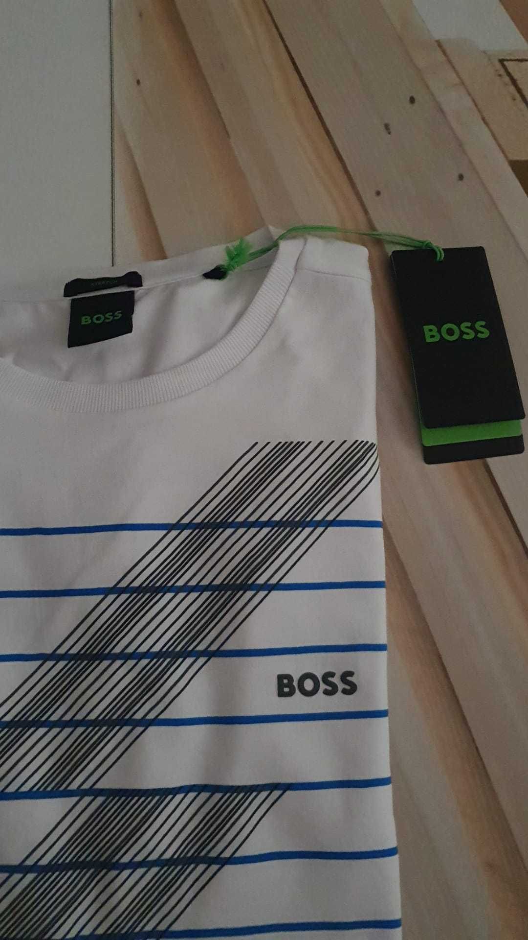 Vand tricou barbati Hugo Boss masura M si L nou cu eticheta