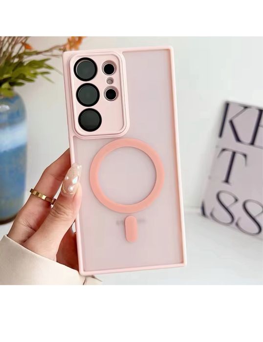 Samsung S23/S24/S25PLUS/ULTRA Husa Magsafe TPU Spate Mat Anti Amprente