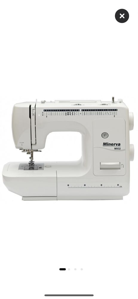 Masina de cusut Minerva M932, 35 programe, 800 imp/min, Alb