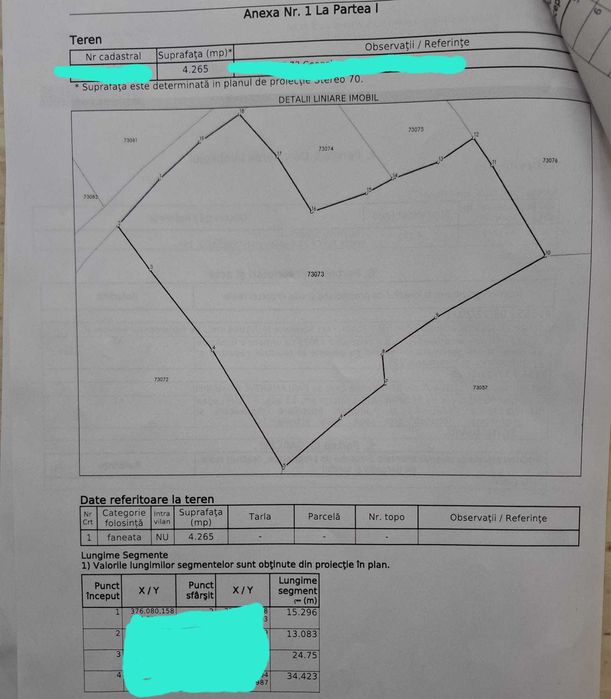 2 parcele de 4265 mp/2804 mp extravilan Transapuseana, sat Măcărești