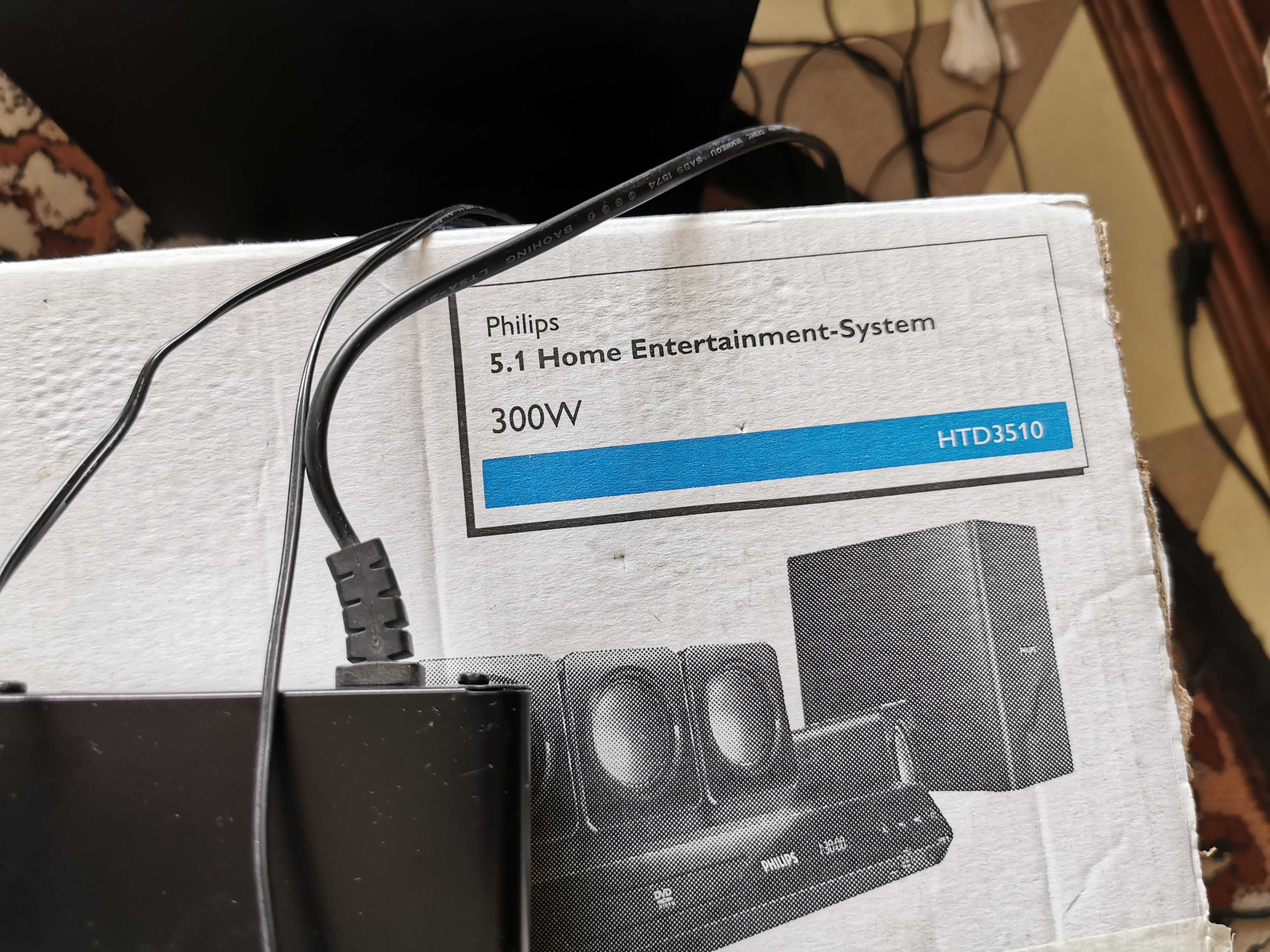 Продавам Dvd  Philips 5.1 домашнo кино 300 w
