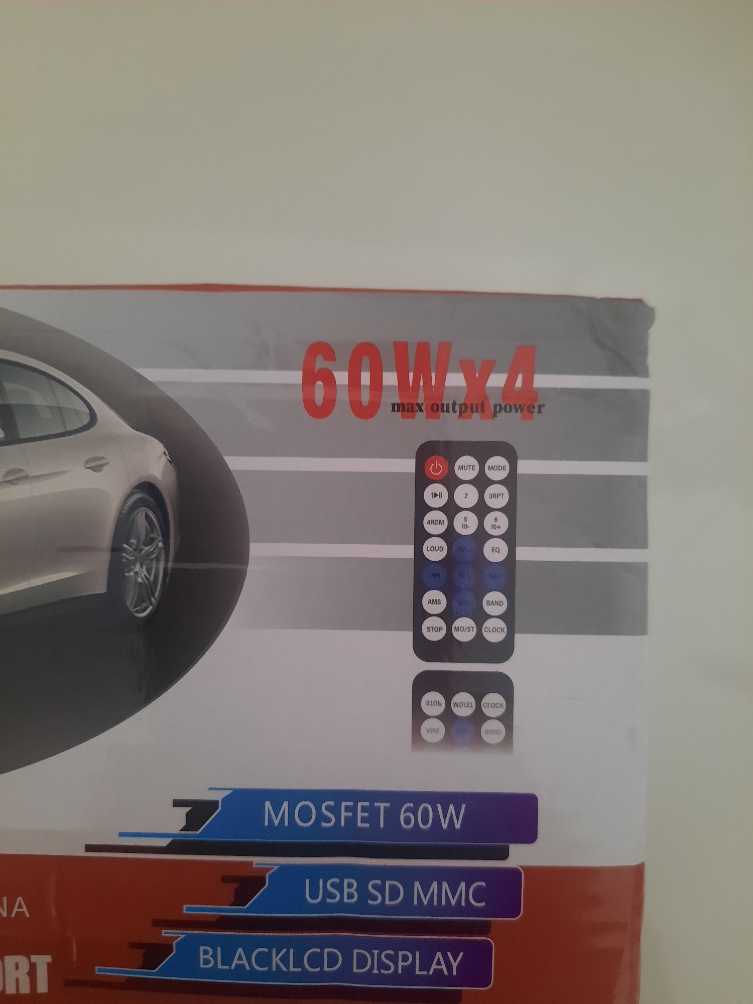 Radio casetofon auto wireless mp3 cu Bluetooth și Comandă volan