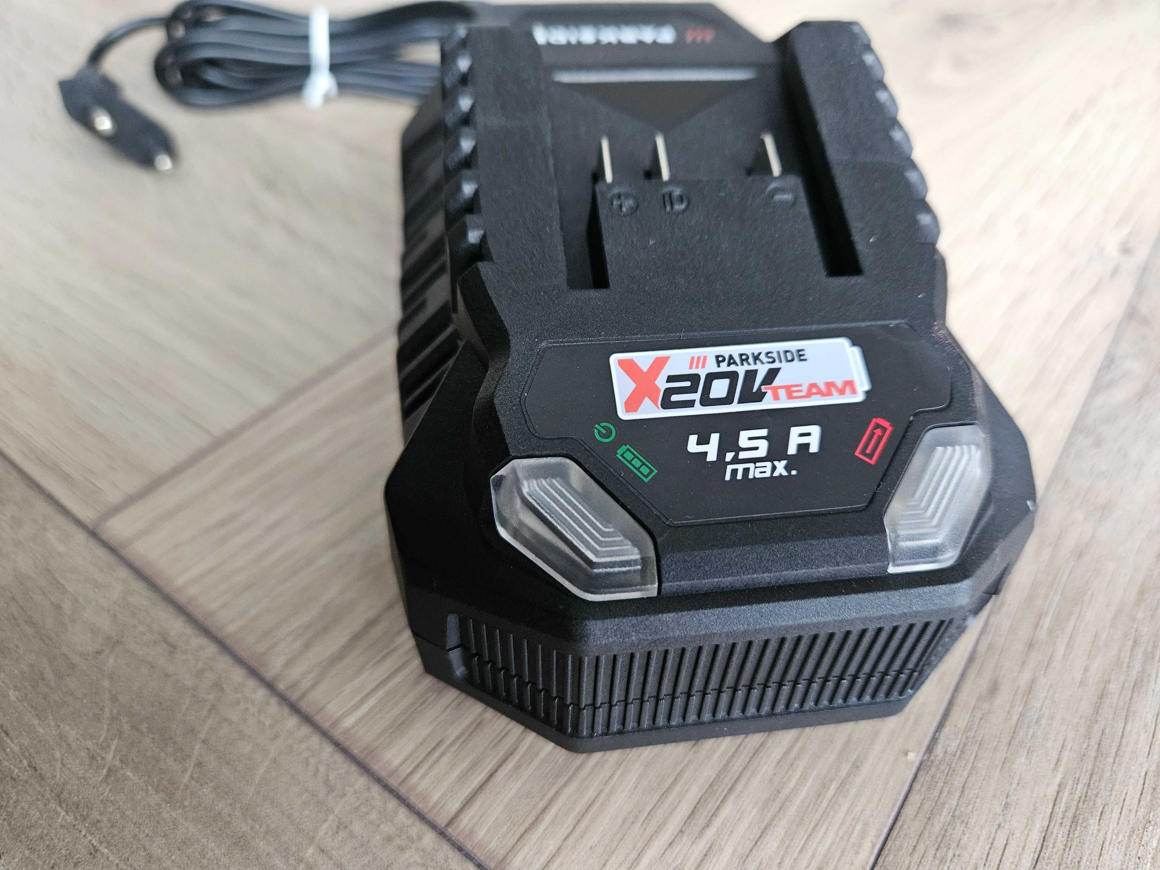Нов комплект Smart батерия и зарядно Parkside X 20V, 4Ah / 4.5Ah